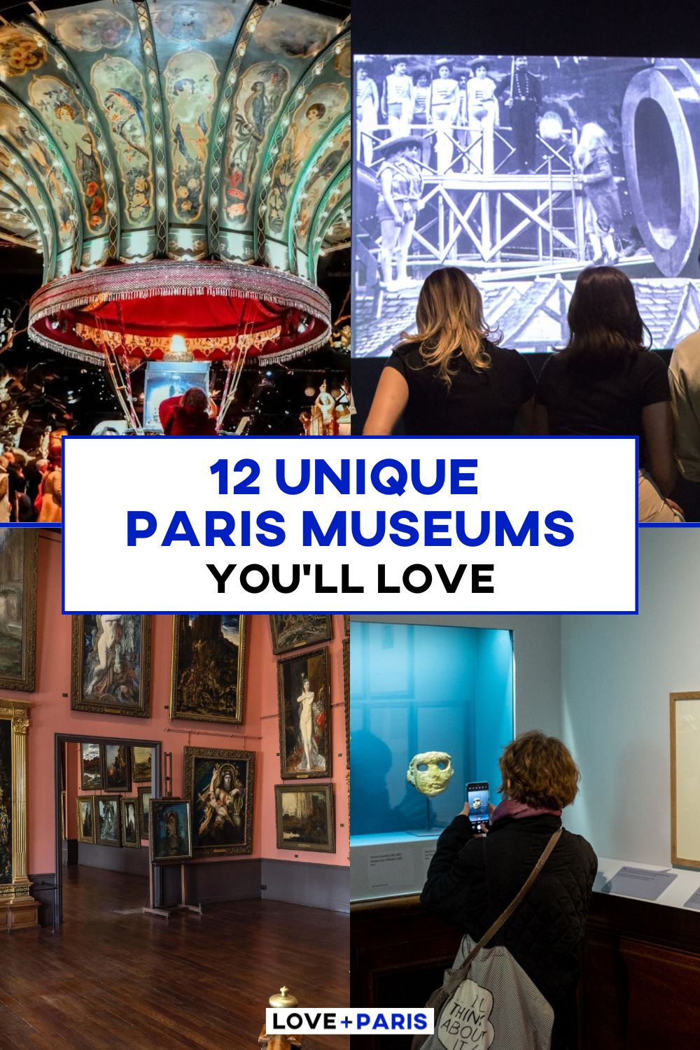 This is a Pinterest pin of 12 Unique Paris Museums You'll Love
